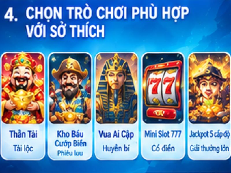 Bí kíp chọn trò chơi nổ hũ phù hợp tại 78WIN