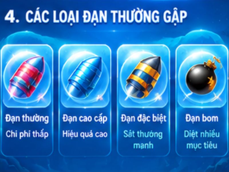 Các loại đạn thường gặp