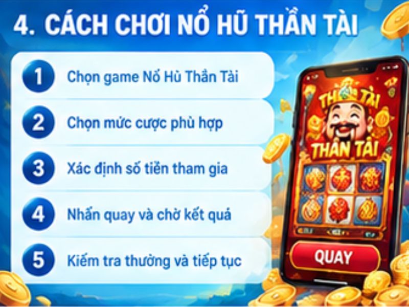 Hướng Dẫn Cách Chơi Nổ Hũ Thần Tài 78WIN